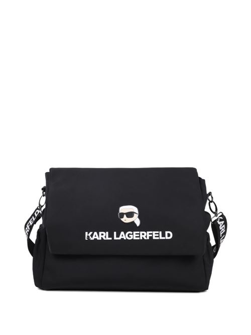 Borsa fasciatoio unisex Karl Lagerfeld Kids nera Karl Lagerfeld Kids | Z3119309B